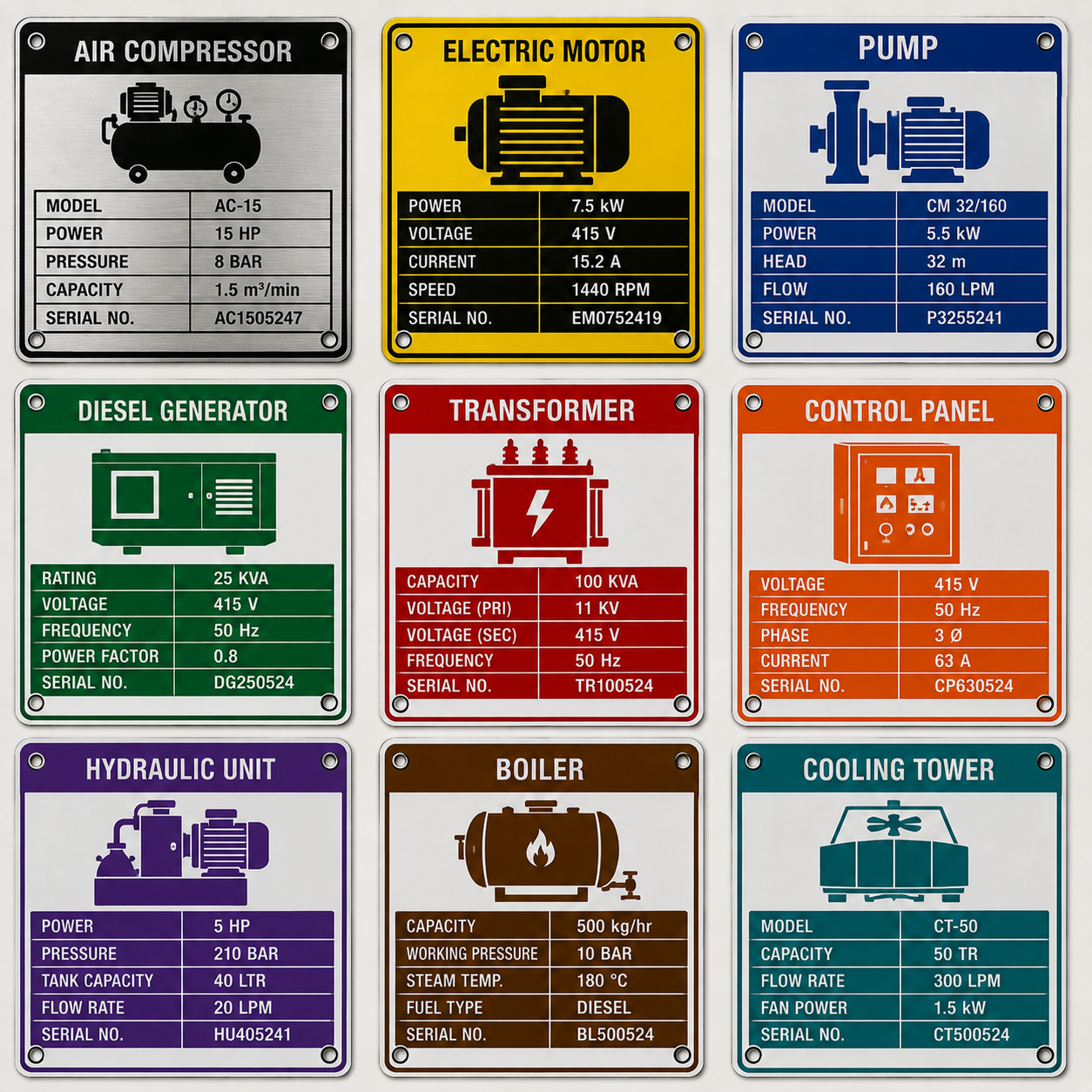 SS Name Plates